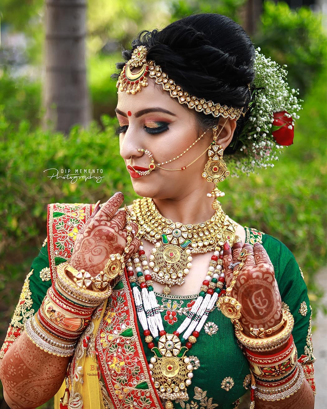 The Essence.
.
Bride shoot.. .
.
MUA : @dishabeautysaloonacademynikol

Shoot by : @dip_memento_photography
.
.
#portraits #dslrofficial #indianphotographers 
#portraitsindia #canon #colorsofindia
#photosofindia 
#fashion
#photographersofindia
#portraitsindia #fashionblogger #dipmementophotography
#makeupartist #photography #portraitvision #portraitmood #indianportraits #colorsofindia #portraitphotography #ahmedabad #indianpictures 
#portraitmood #portraits_india #bokehphotography #bongportrait #bokehphotography #yesindia #9924227745 #dipmementophotography #dip_memento_photography