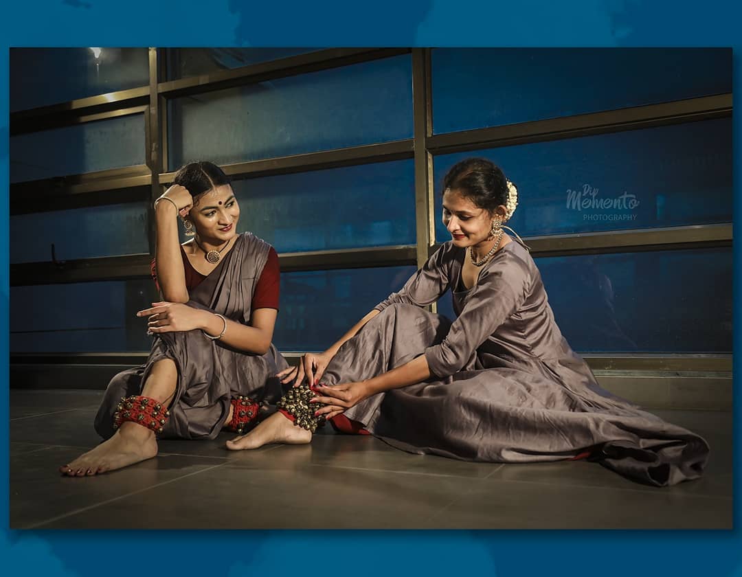 Nritta is dance, act, gesticulate and play in the Indian traditions.

The articulation of movements in dynamic way is the best representation in classical dances. 
Here, 
Mansi modi and mansi karani are the flow of river and power of mountain in the captured picture.

Presenting shringar rasa in two classical dance styles. #Kathak And #Bharatnatyam..

※Dance video shoot project 
@lovefornritya(Kathak)
@manasikarani(Bharatnatyam)
📸@dip_memento_photography 
Support & Help👌 @komalpatel_16
.
.
#dancephotographer #DANCEPHOTOGRAPHY #dance#indianclassicaldancers #indianclassicaldance #kathakdancers #bharatanatyamdancers #9924227745 #dipmementophotography #dipthakkar #dancerslife #bharatnatyam #movement #indiandance #dancers #dancersofinstagram #kathakdance #itsadancelife🌱 #portrtait  #danceposes